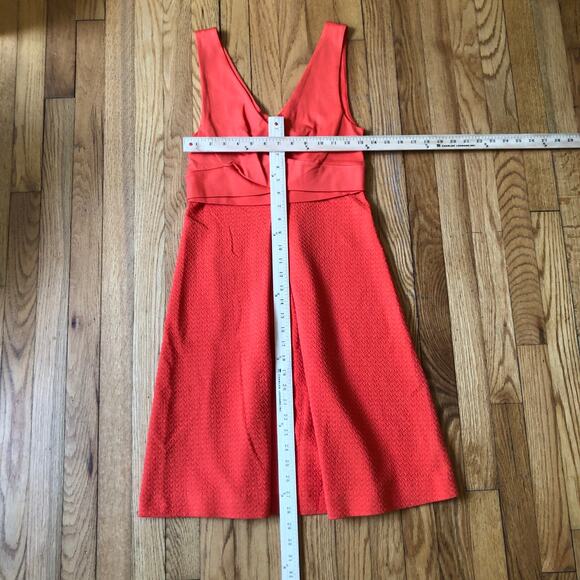 Anthropologie HD in Paris EUC Women's Ardmore Sleeveless Knit Orange Dress Sz 2 - Picture 5 of 12